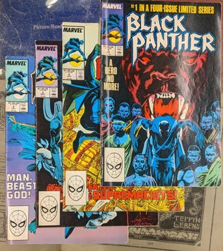 Item #98692 Black Panther, July-October 1988, 4 issues. Peter B. Gillis, Denys Cowan, Sam De La Rosa
