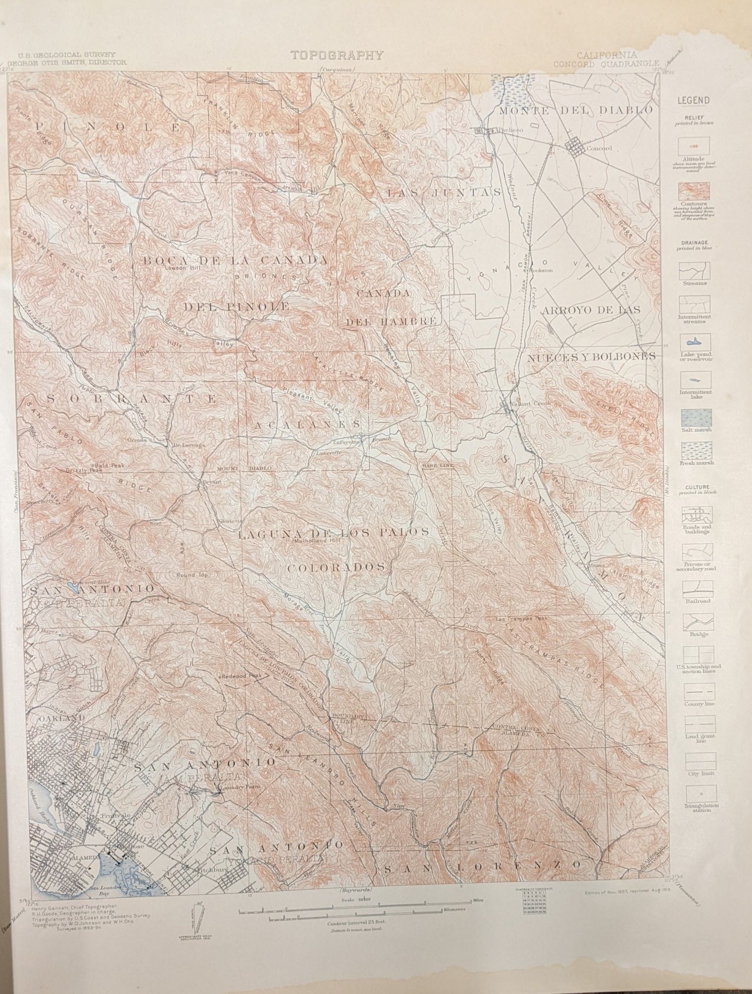 Geologic Atlas Of The United States, San Francisco Folio - Tamalpais ...