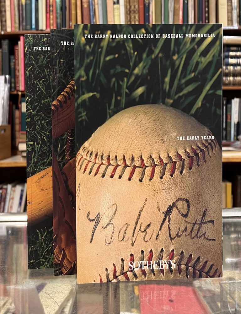 Item #99585 The Barry Halper Collection of Baseball Memorabilia (3 vol). Barry Halper.