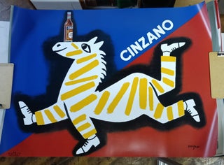 Item #pw1008 Cinzano. Raymond Savignac