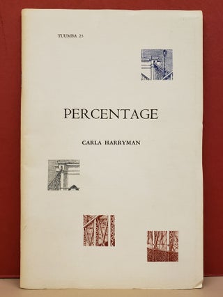 Item #t52 Tuumba 23: Percentage. Carla Harryman